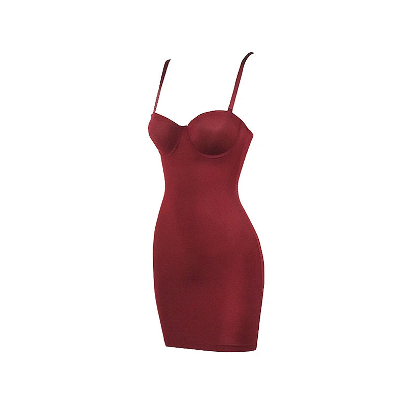 Full-Length Shapewear Slip Dress